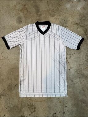 Men’s light gray/black referee mesh shirt